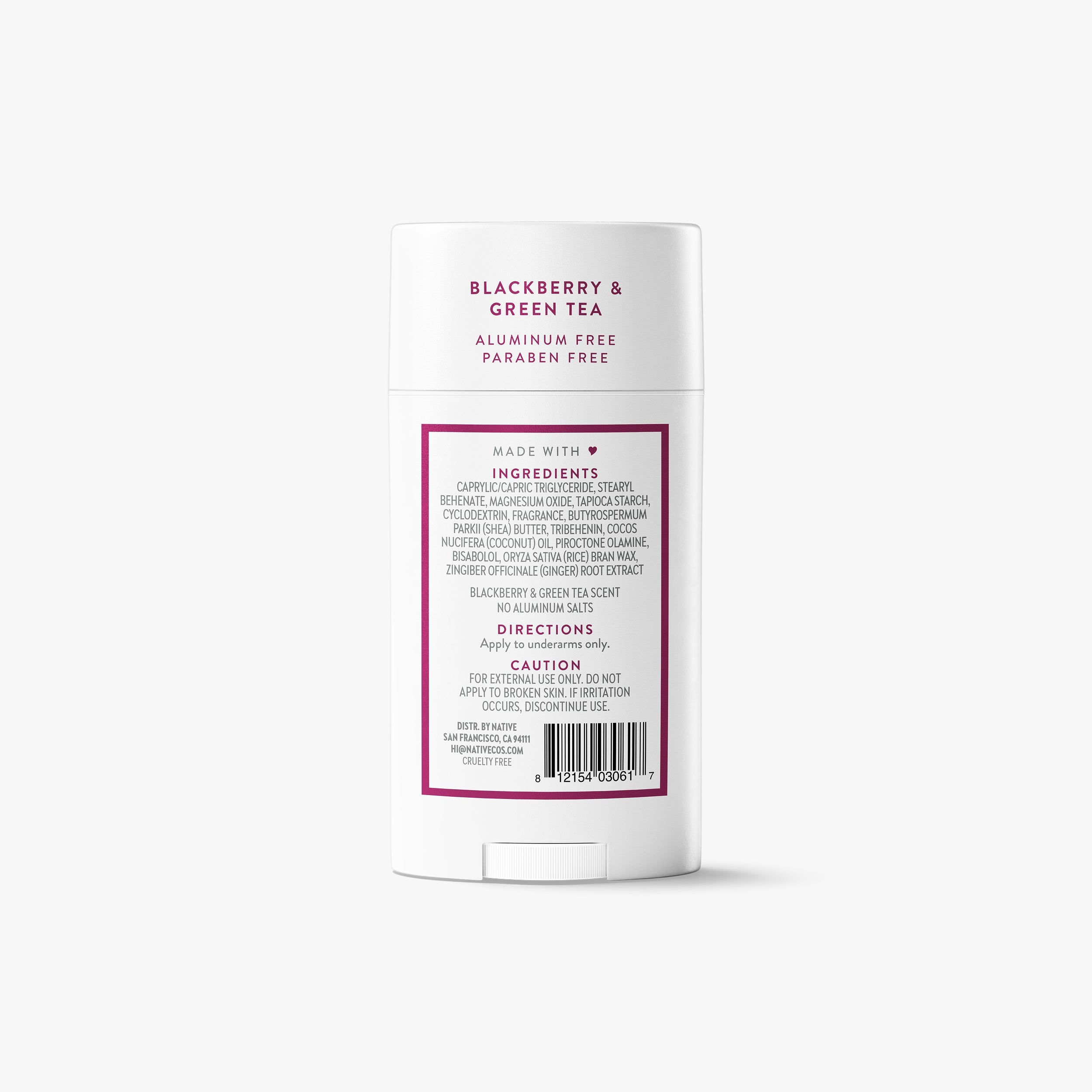 Deodorant Stick - Blackberry & Green Tea / Classic / 2.65oz - Clean Care Essential