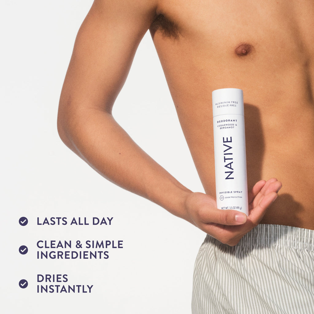 Deodorant Spray - Cedarwood & Bergamot / Classic / 3.5oz - Clean Care Essential