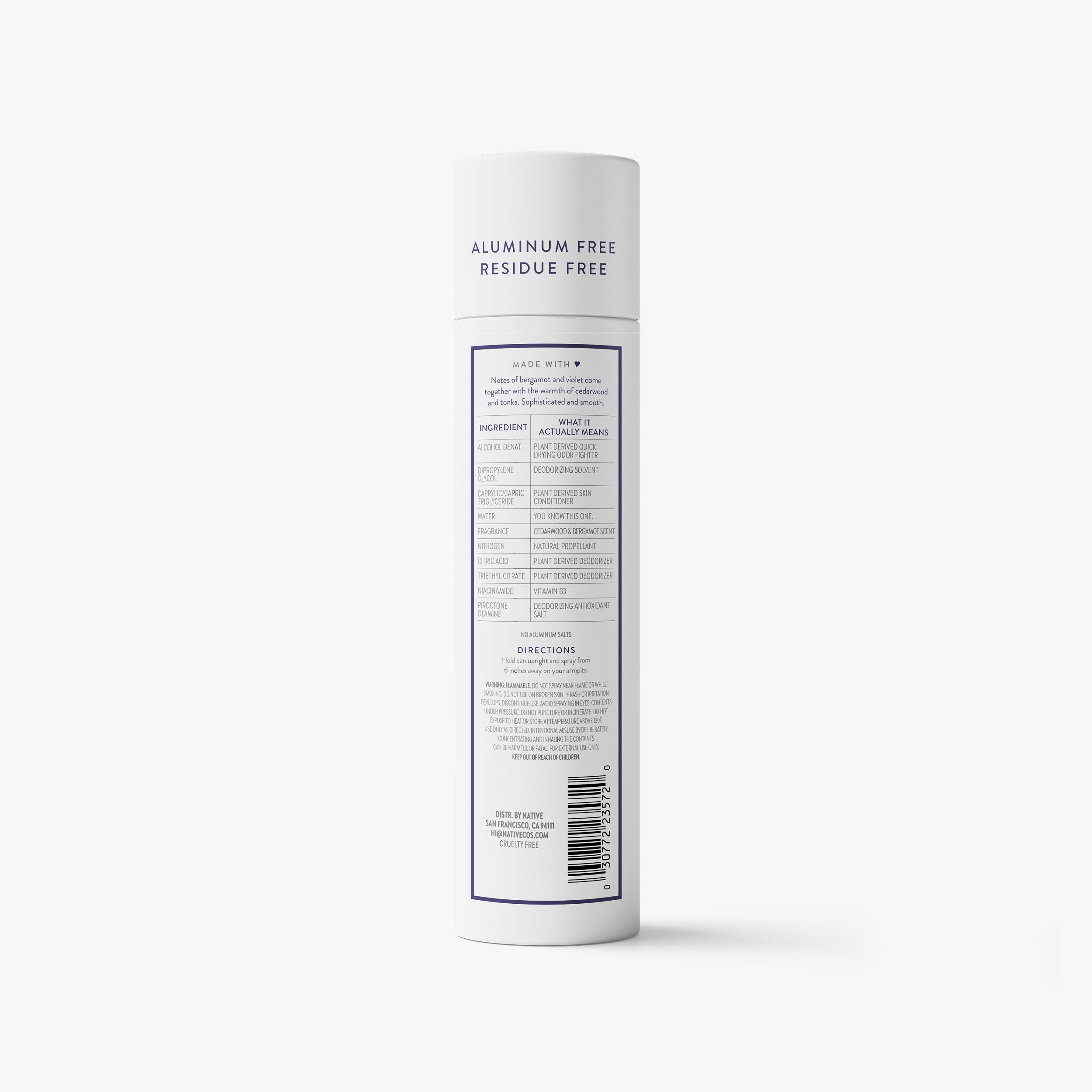Deodorant Spray - Cedarwood & Bergamot / Classic / 3.5oz - Clean Care Essential