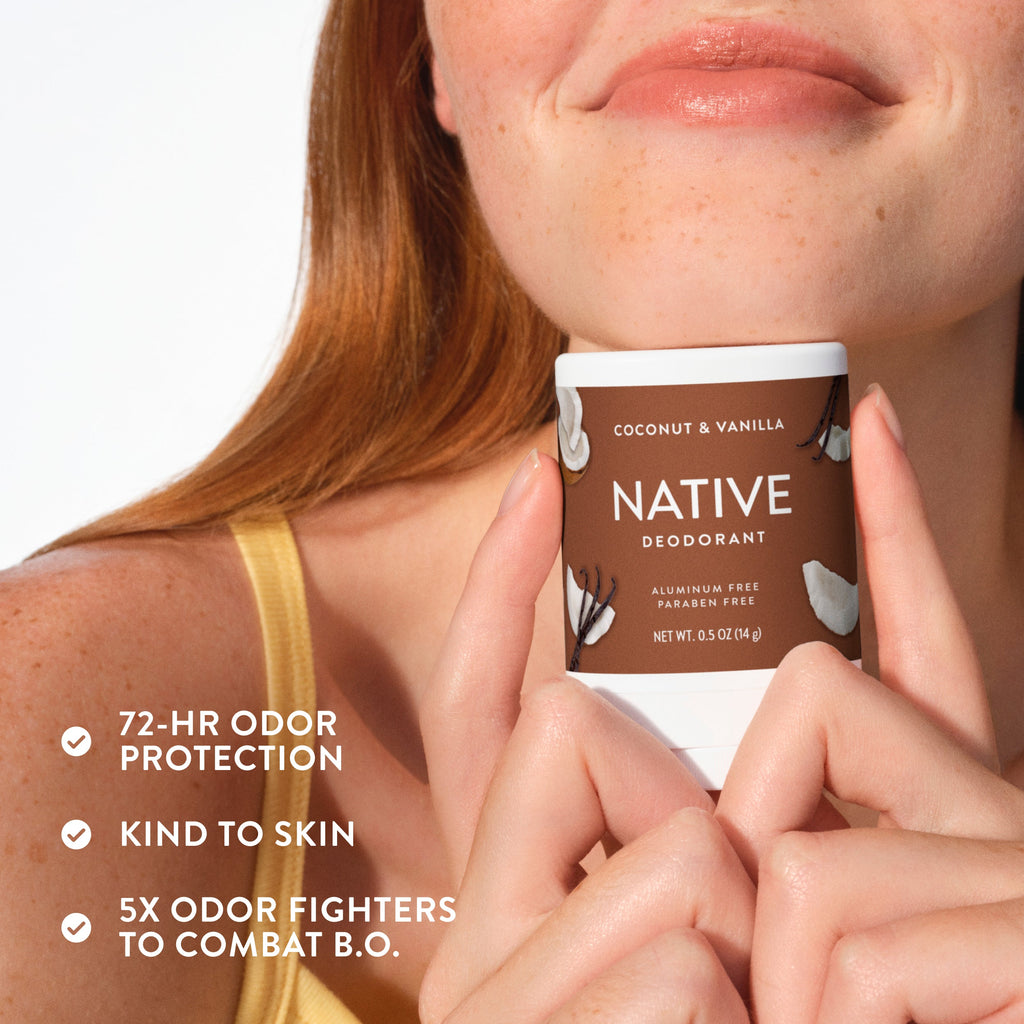 Mini Deodorant Stick - Coconut & Vanilla / Classic / 0.5oz - Clean Care Essential
