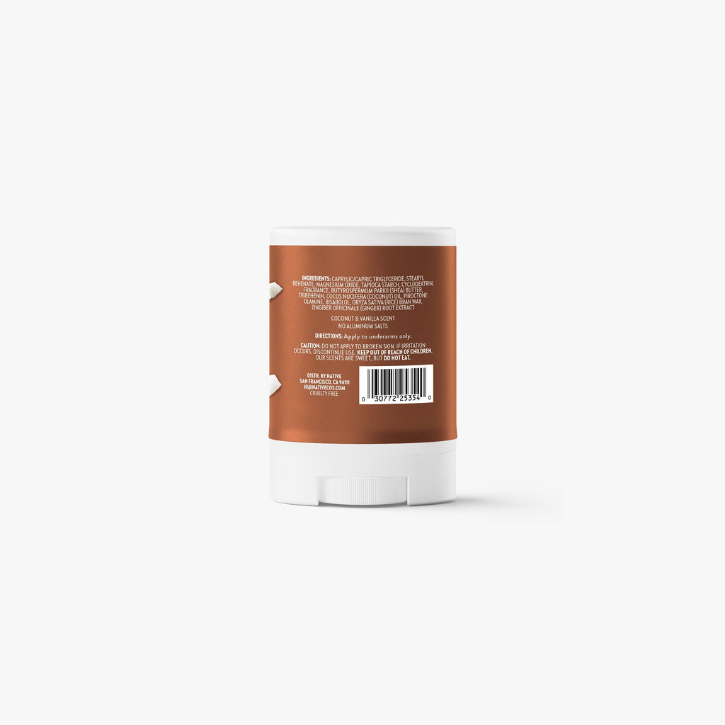 Mini Deodorant Stick - Coconut & Vanilla / Classic / 0.5oz - Clean Care Essential