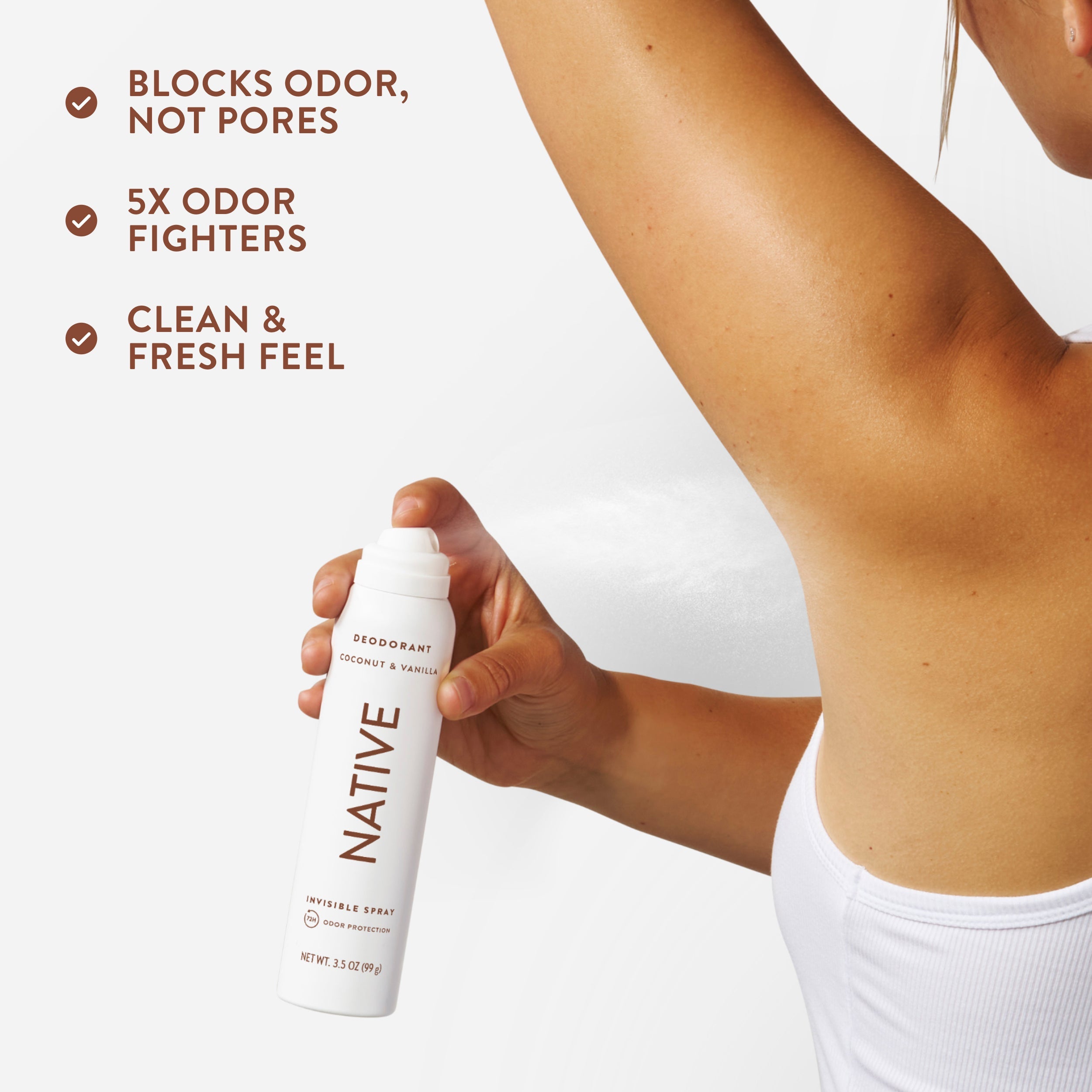 Deodorant Spray - Coconut & Vanilla / Classic / 3.5oz - Clean Care Essential