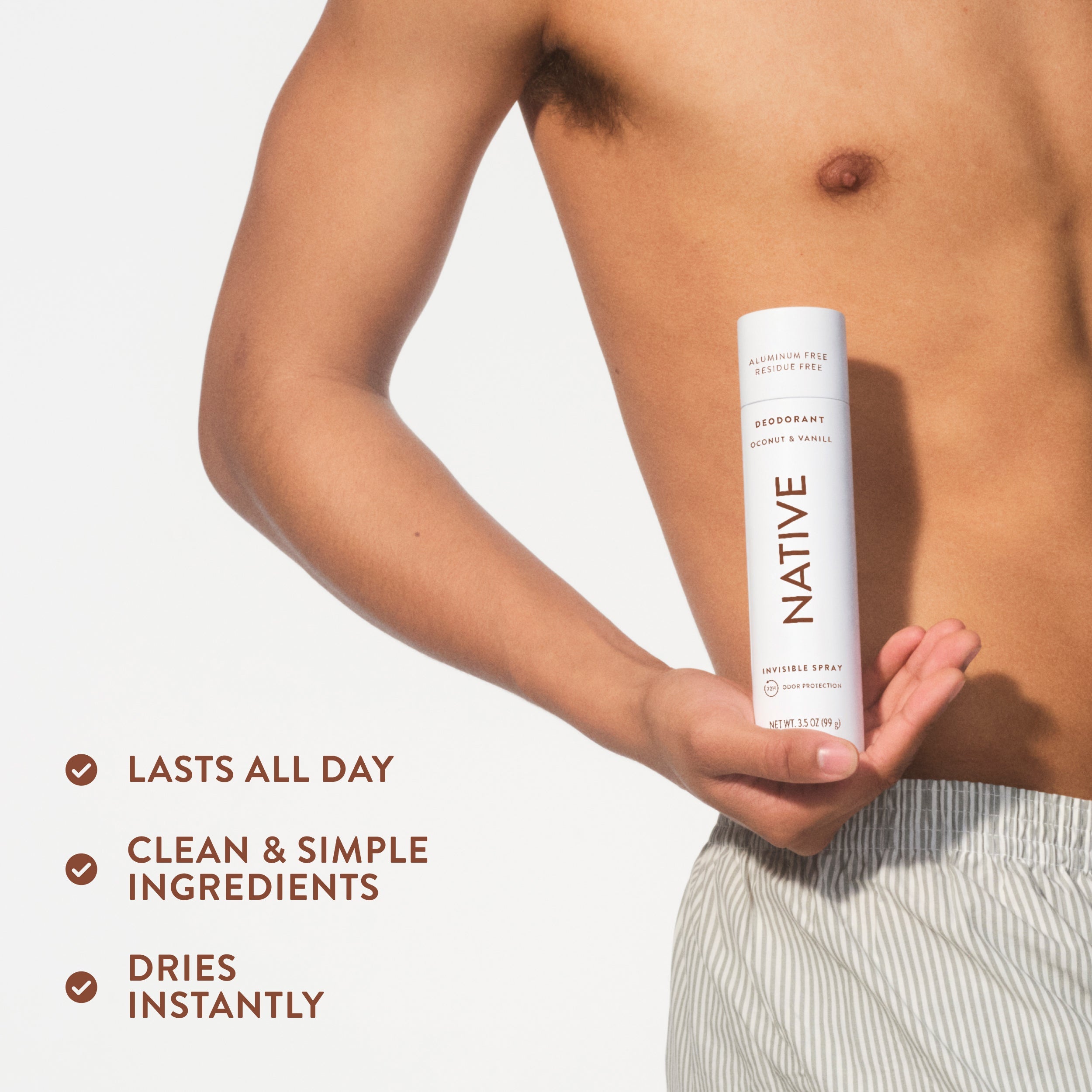 Deodorant Spray - Coconut & Vanilla / Classic / 3.5oz - Clean Care Essential