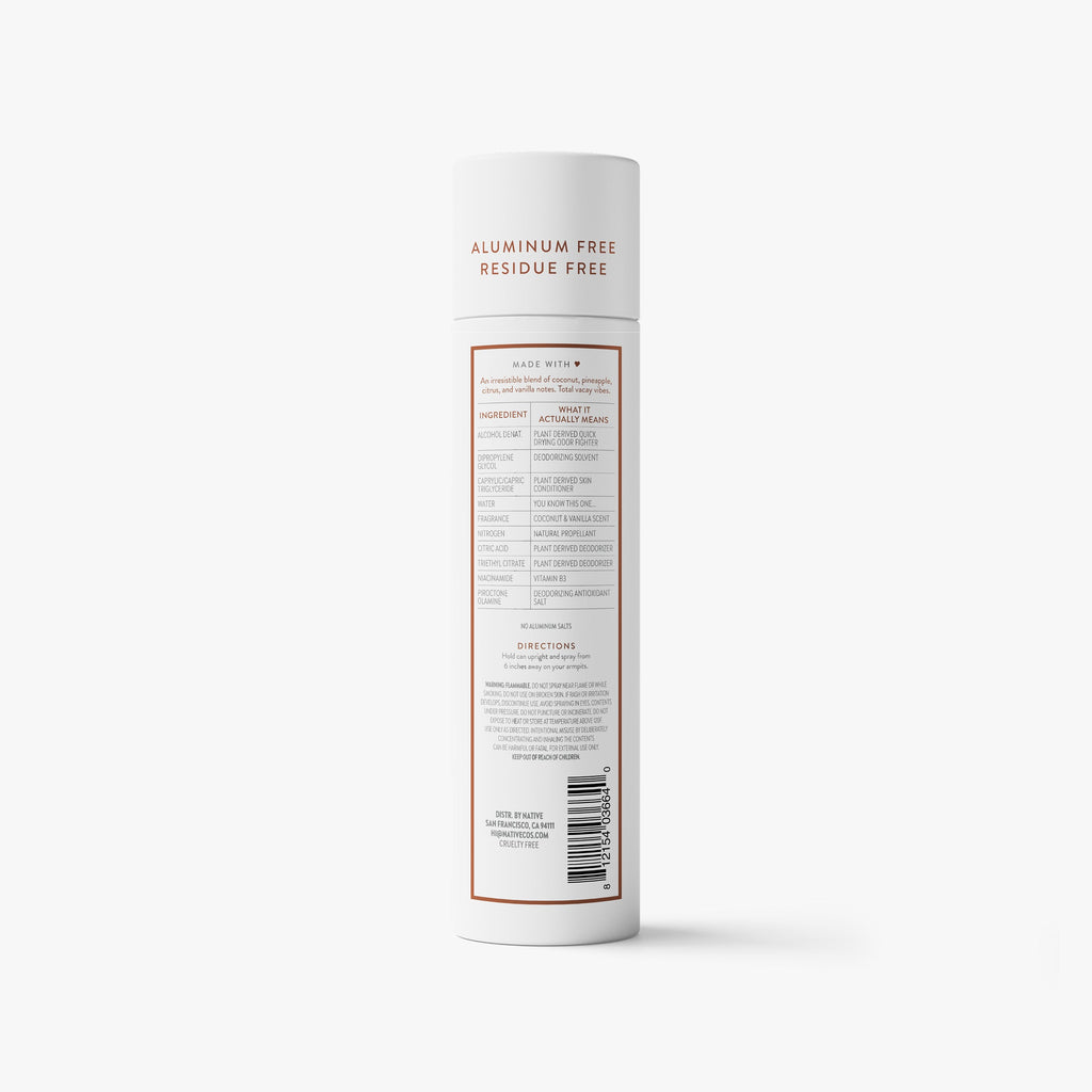 Deodorant Spray - Coconut & Vanilla / Classic / 3.5oz - Clean Care Essential