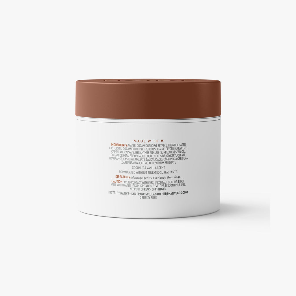 Body Scrub - Coconut & Vanilla / Classic / 12oz - Clean Care Essential