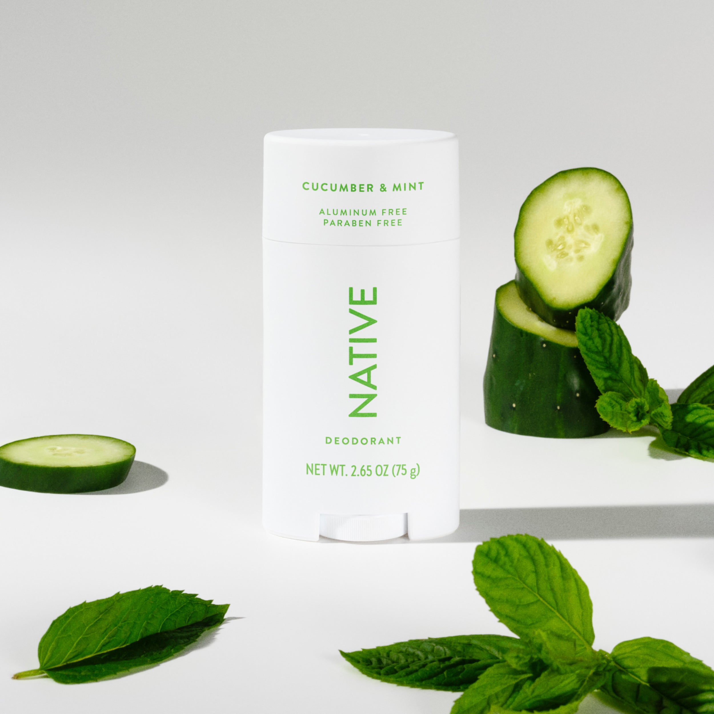 Deodorant Stick - Cucumber & Mint / Classic / 2.65oz - Clean Care Essential
