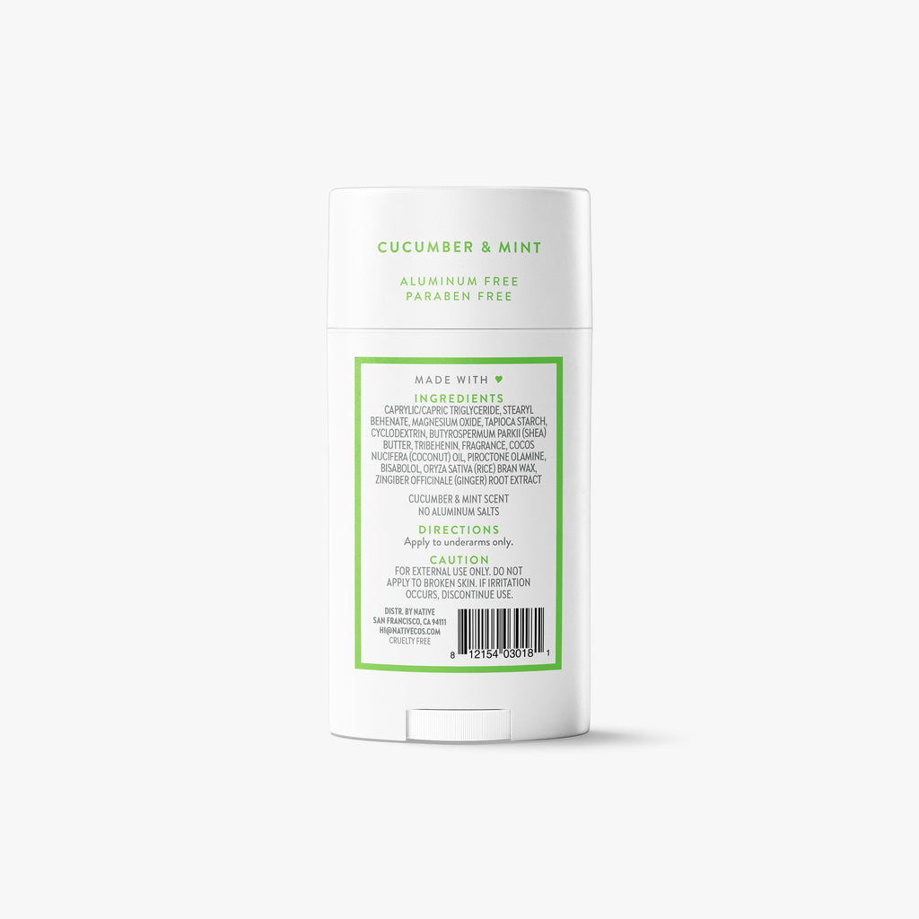 Deodorant Stick - Cucumber & Mint / Classic / 2.65oz - Clean Care Essential