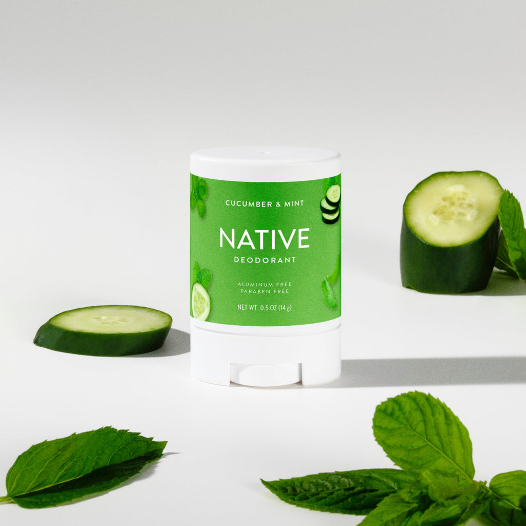 Mini Deodorant Stick - Cucumber & Mint / Classic / 0.5oz - Clean Care Essential