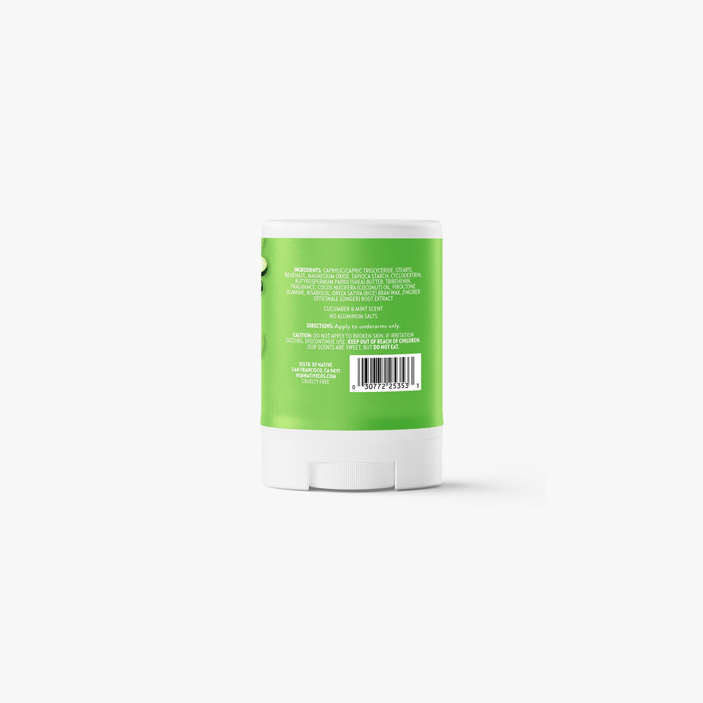 Mini Deodorant Stick - Cucumber & Mint / Classic / 0.5oz - Clean Care Essential