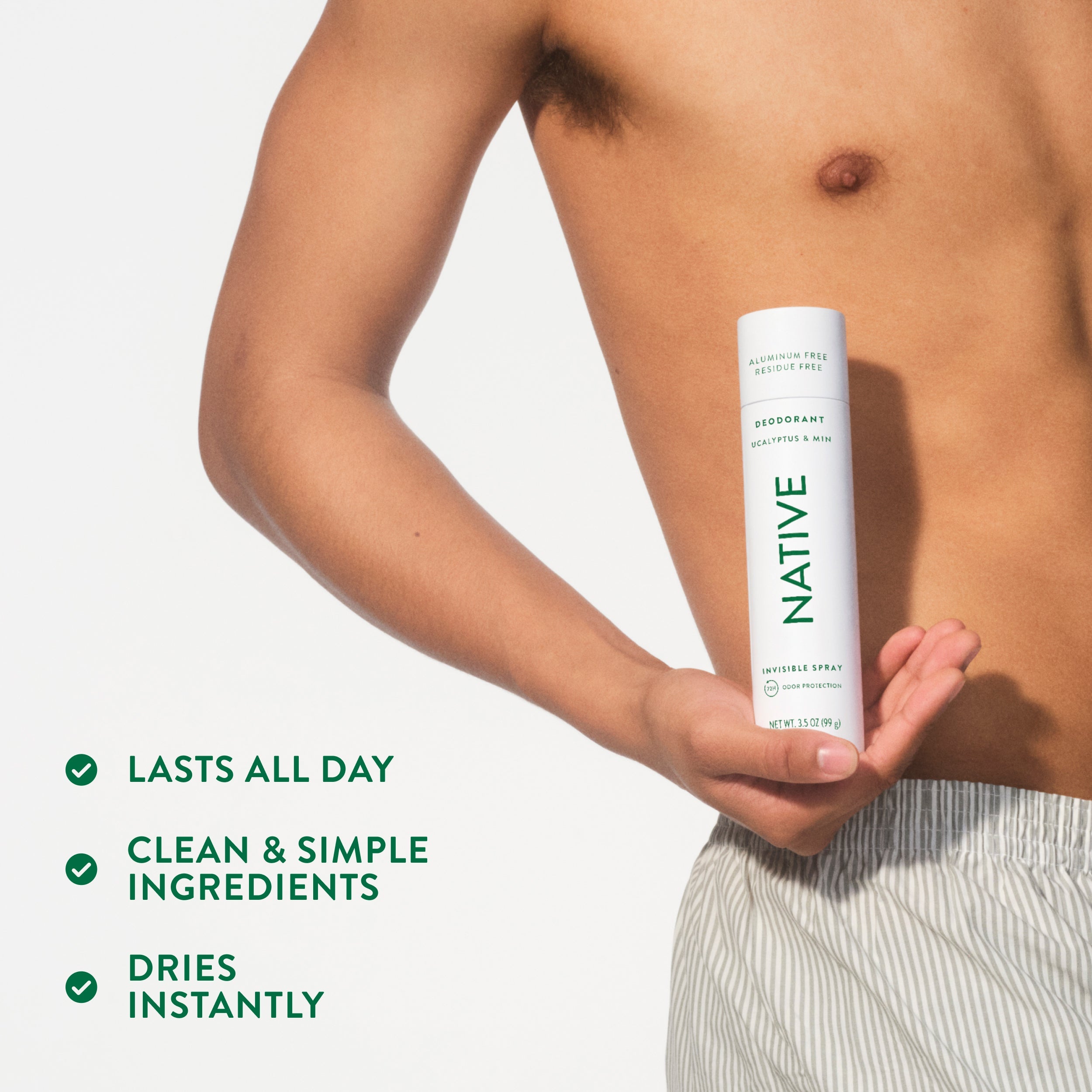 Deodorant Spray - Eucalyptus & Mint / Classic / 3.5oz - Clean Care Essential