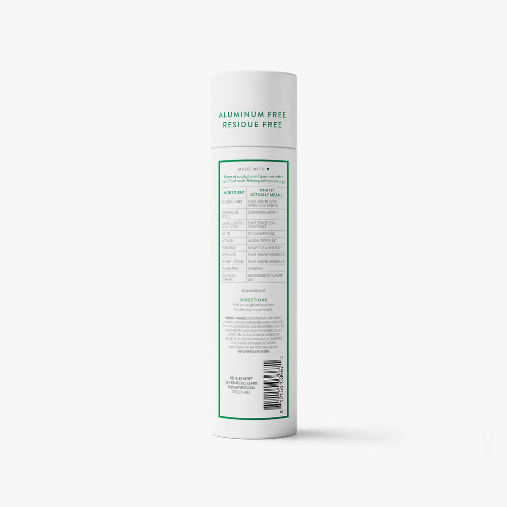Deodorant Spray - Eucalyptus & Mint / Classic / 3.5oz - Clean Care Essential