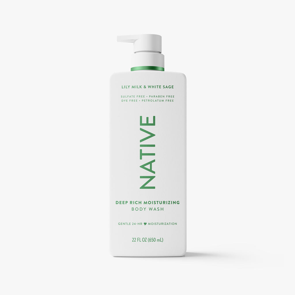 Moisturizing Body Wash - Lily Milk & White Sage / Classic / 22oz - Clean Care Essential