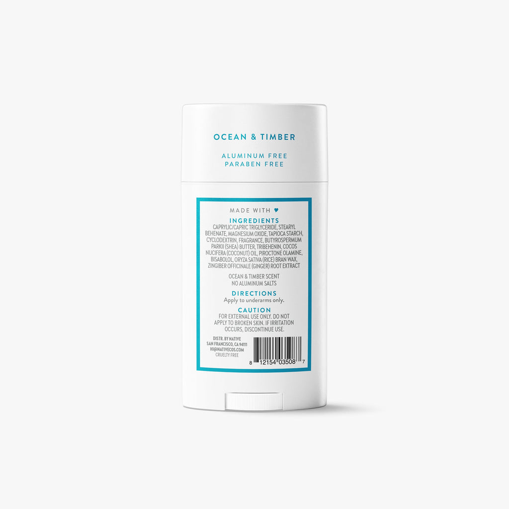 Deodorant Stick - Ocean & Timber / Classic / 2.65oz - Clean Care Essential