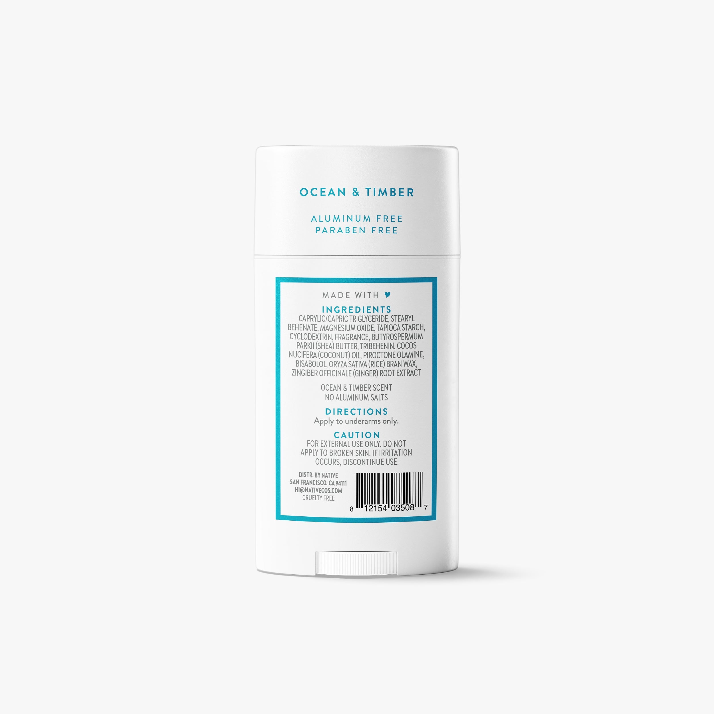 Deodorant Stick - Ocean & Timber / Classic / 2.65oz - Clean Care Essential
