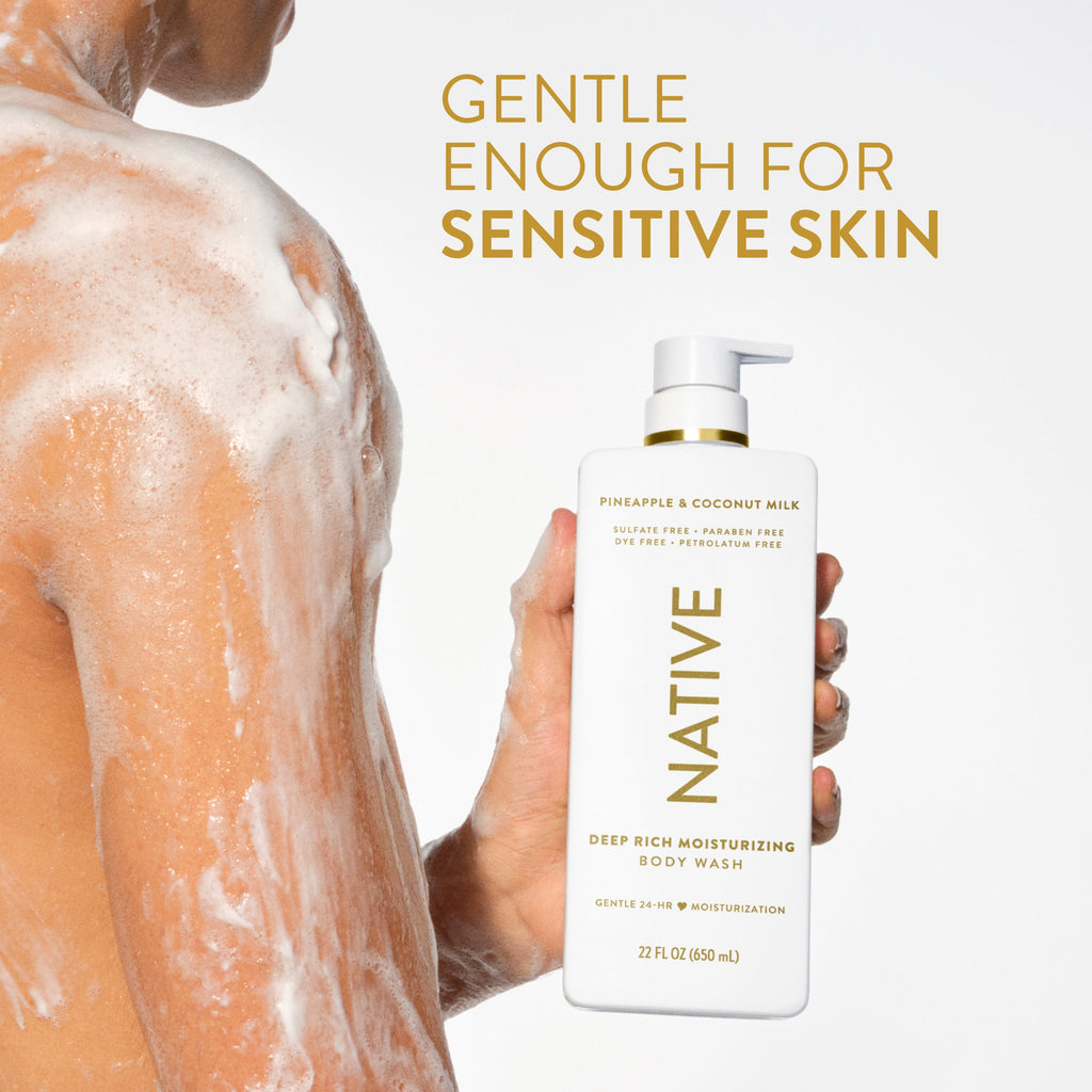 Moisturizing Body Wash - Pineapple & Coconut Milk / Classic / 22oz - Clean Care Essential