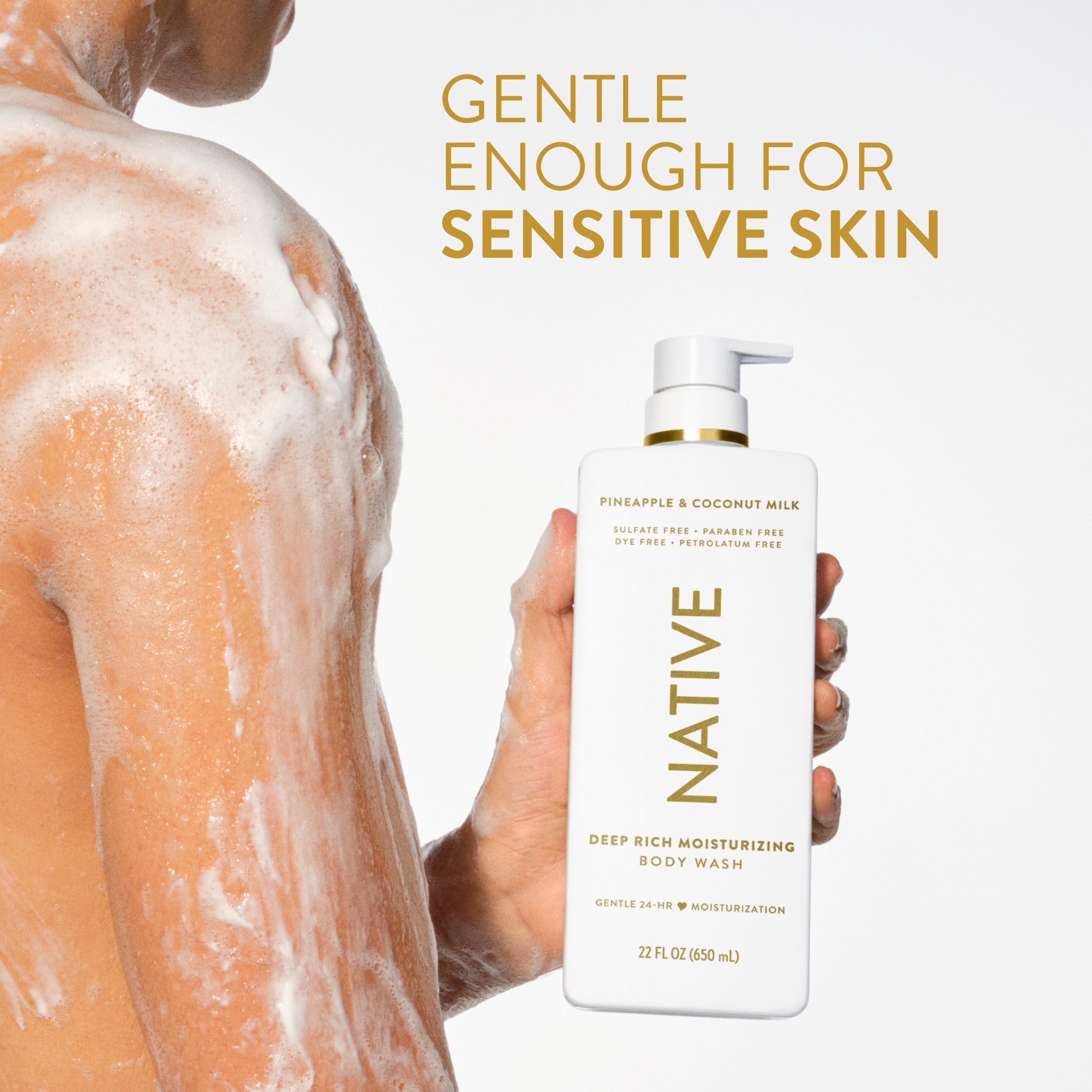 Moisturizing Body Wash - Pineapple & Coconut Milk / Classic / 22oz - Clean Care Essential