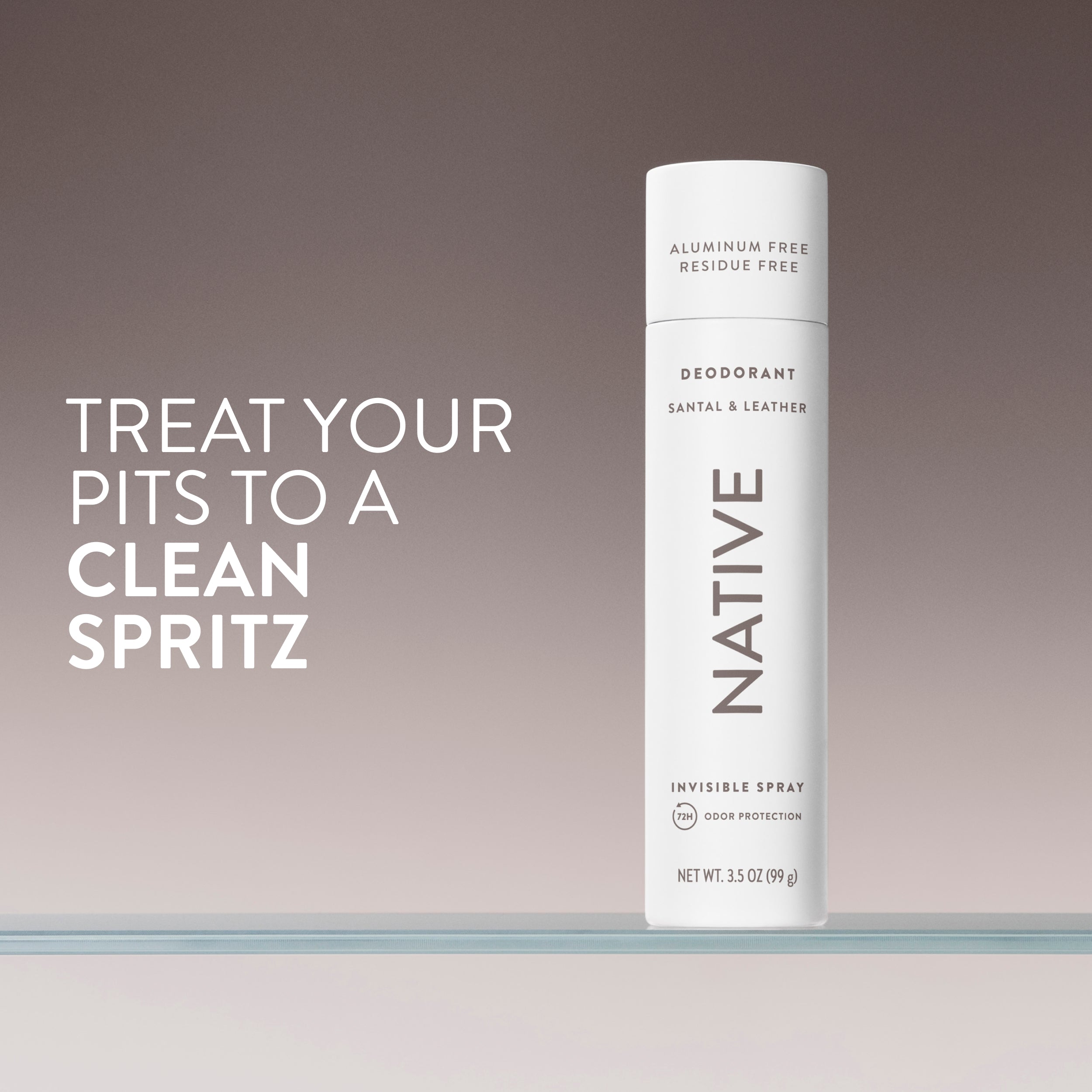 Deodorant Spray - Santal & Leather / Classic / 3.5oz - Clean Care Essential