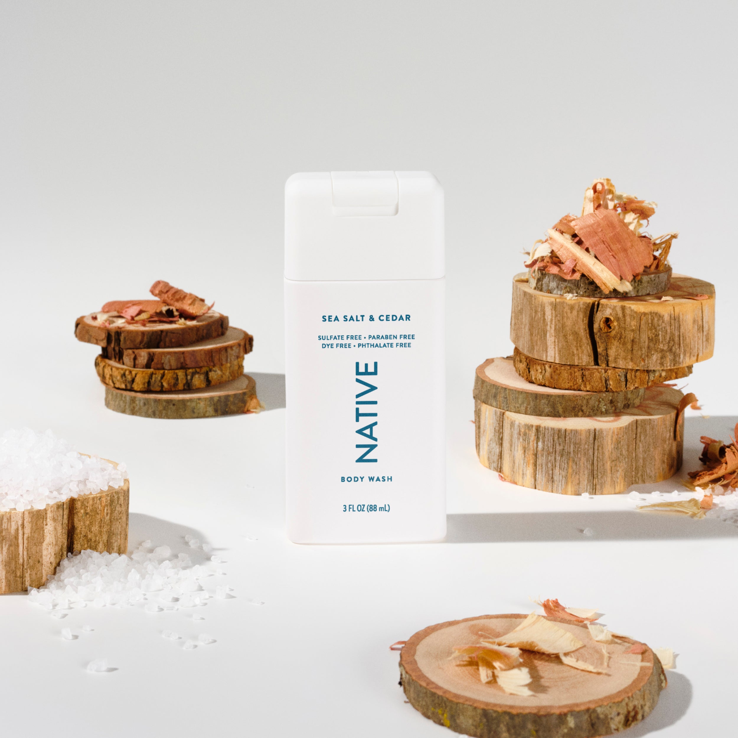 Mini Body Wash - Sea Salt & Cedar / Classic / 3oz - Clean Care Essential