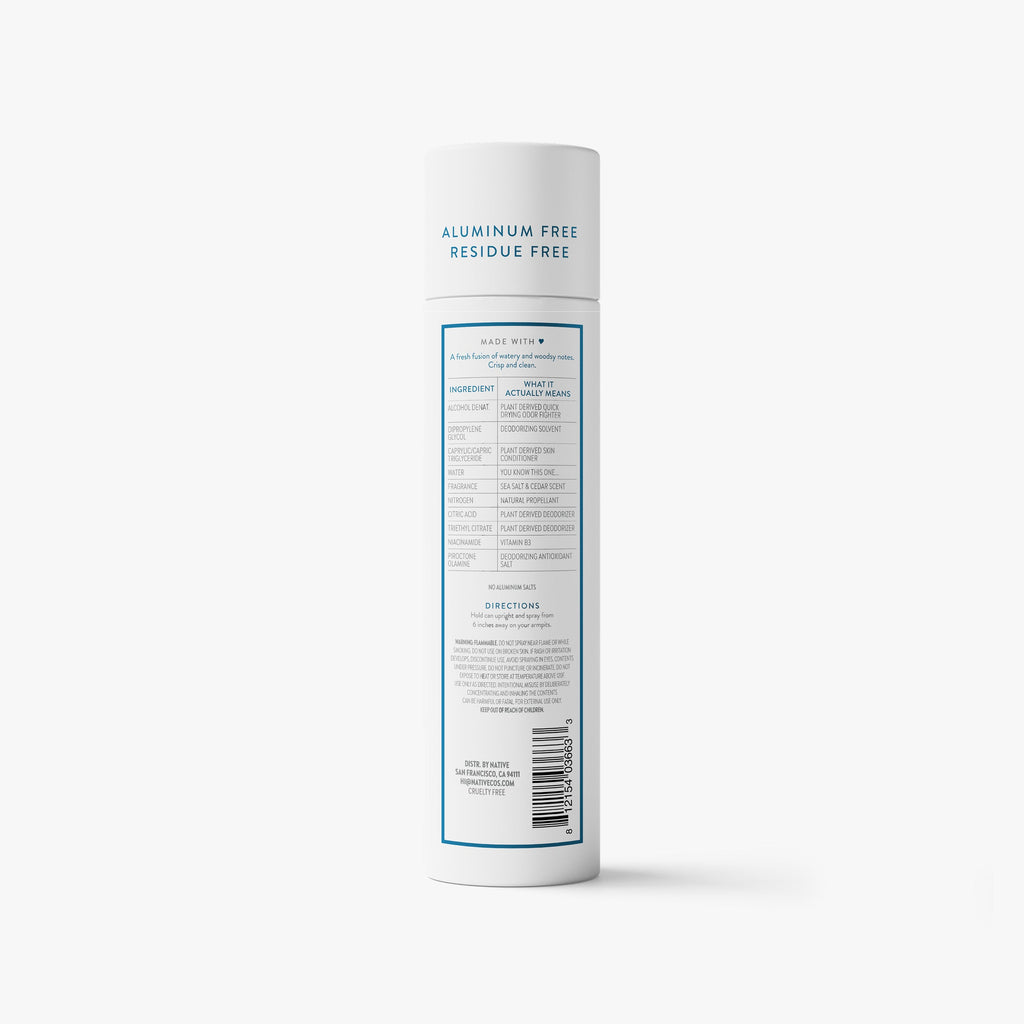 Deodorant Spray - Sea Salt & Cedar / Classic / 3.5oz - Clean Care Essential