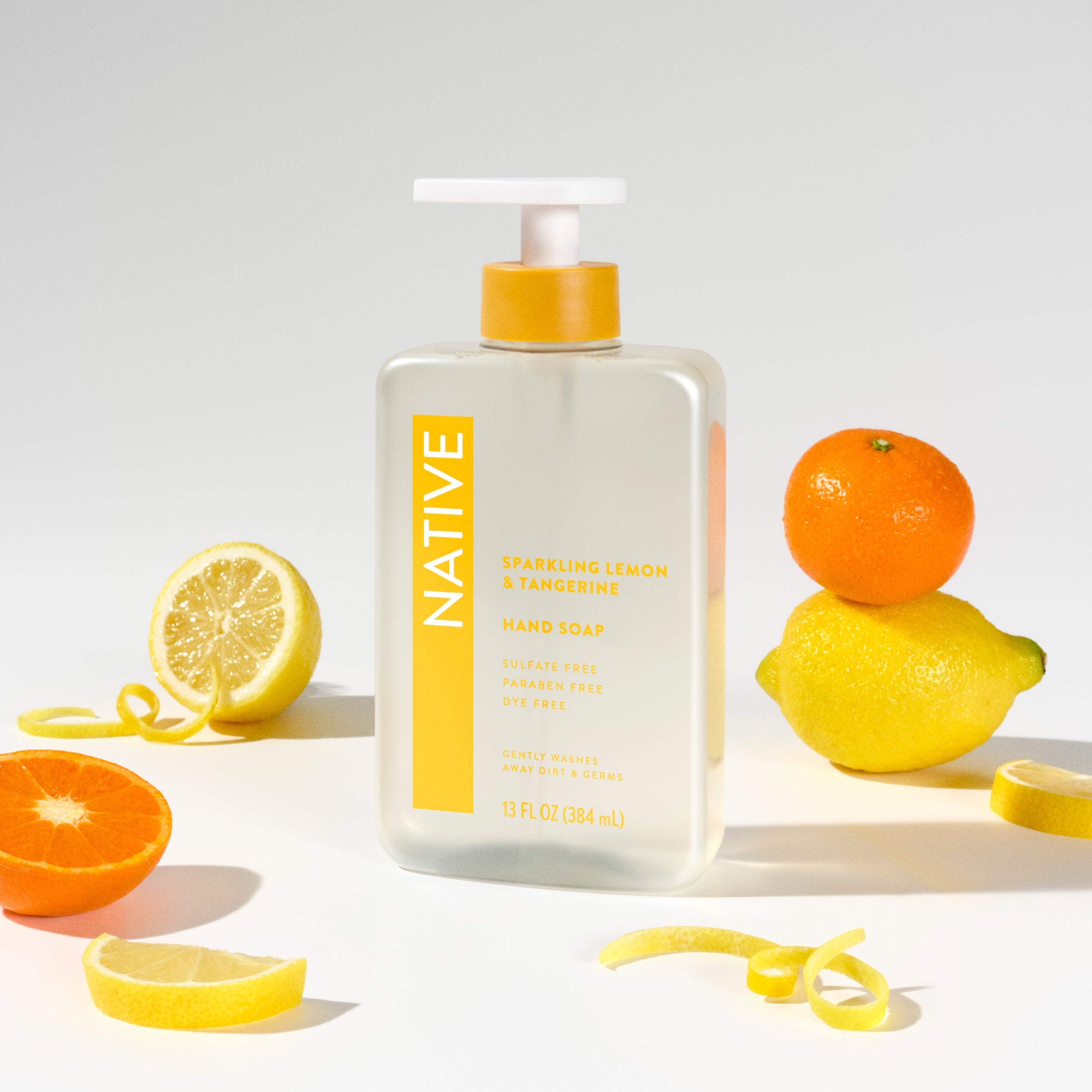 Hand Soap - Sparkling Lemon & Tangerine / Classic / 13oz - Clean Care Essential
