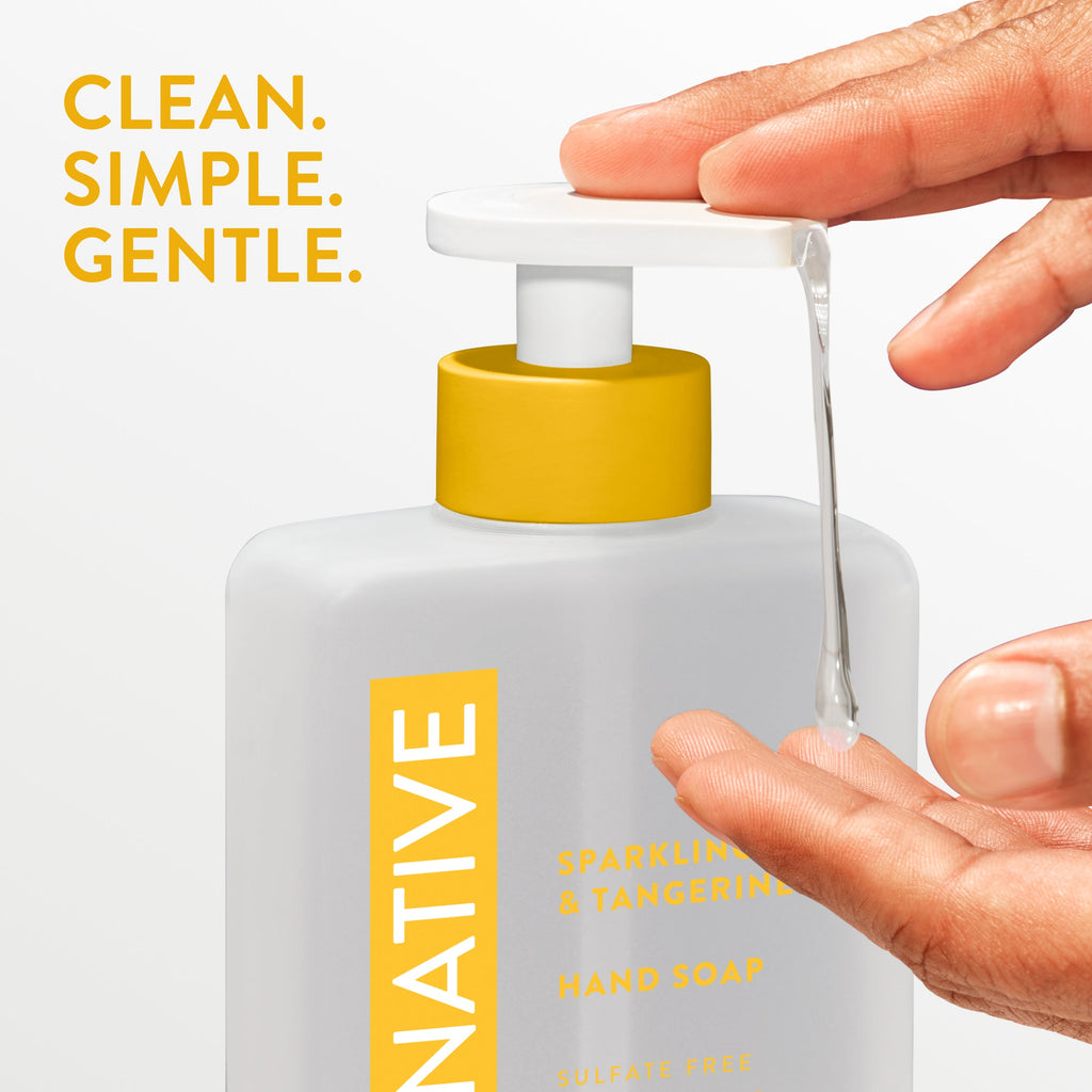 Hand Soap - Sparkling Lemon & Tangerine / Classic / 13oz - Clean Care Essential