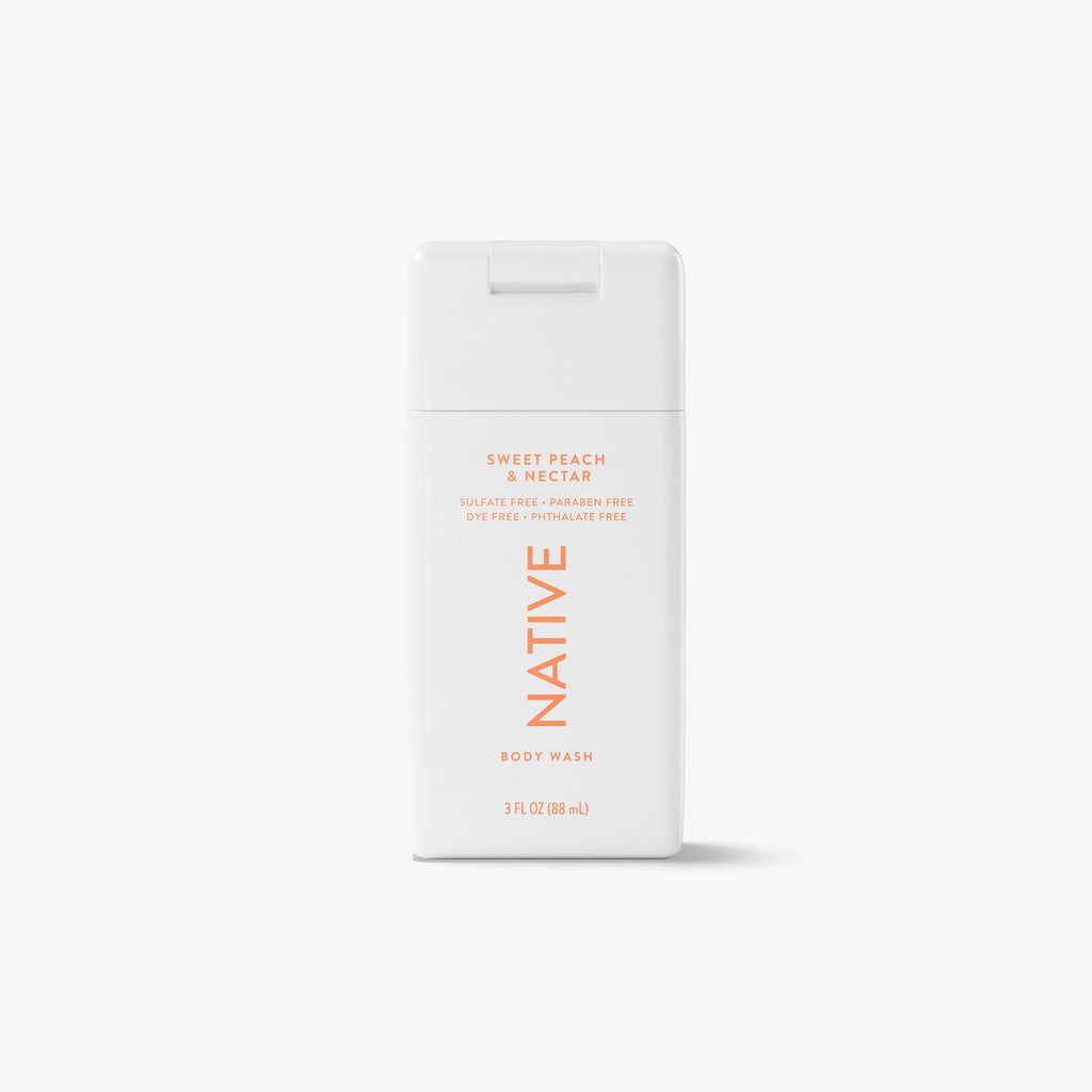 Mini Body Wash - Sweet Peach & Nectar / Classic / 3oz - Clean Care Essential