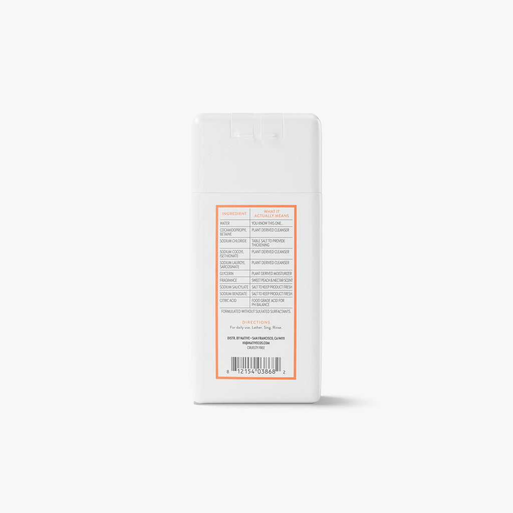 Mini Body Wash - Sweet Peach & Nectar / Classic / 3oz - Clean Care Essential