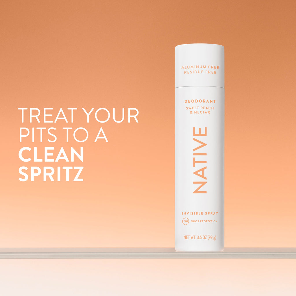 Deodorant Spray - Sweet Peach & Nectar / Classic / 3.5oz - Clean Care Essential