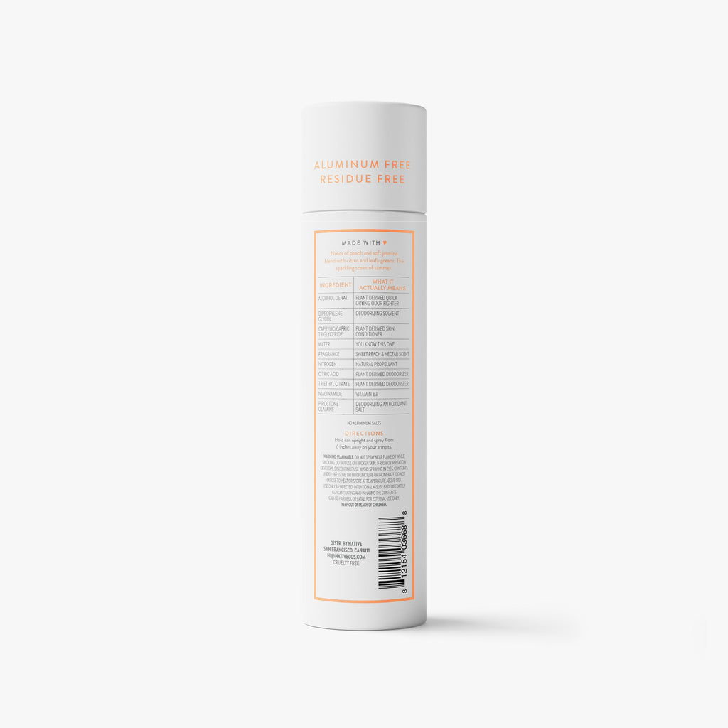 Deodorant Spray - Sweet Peach & Nectar / Classic / 3.5oz - Clean Care Essential