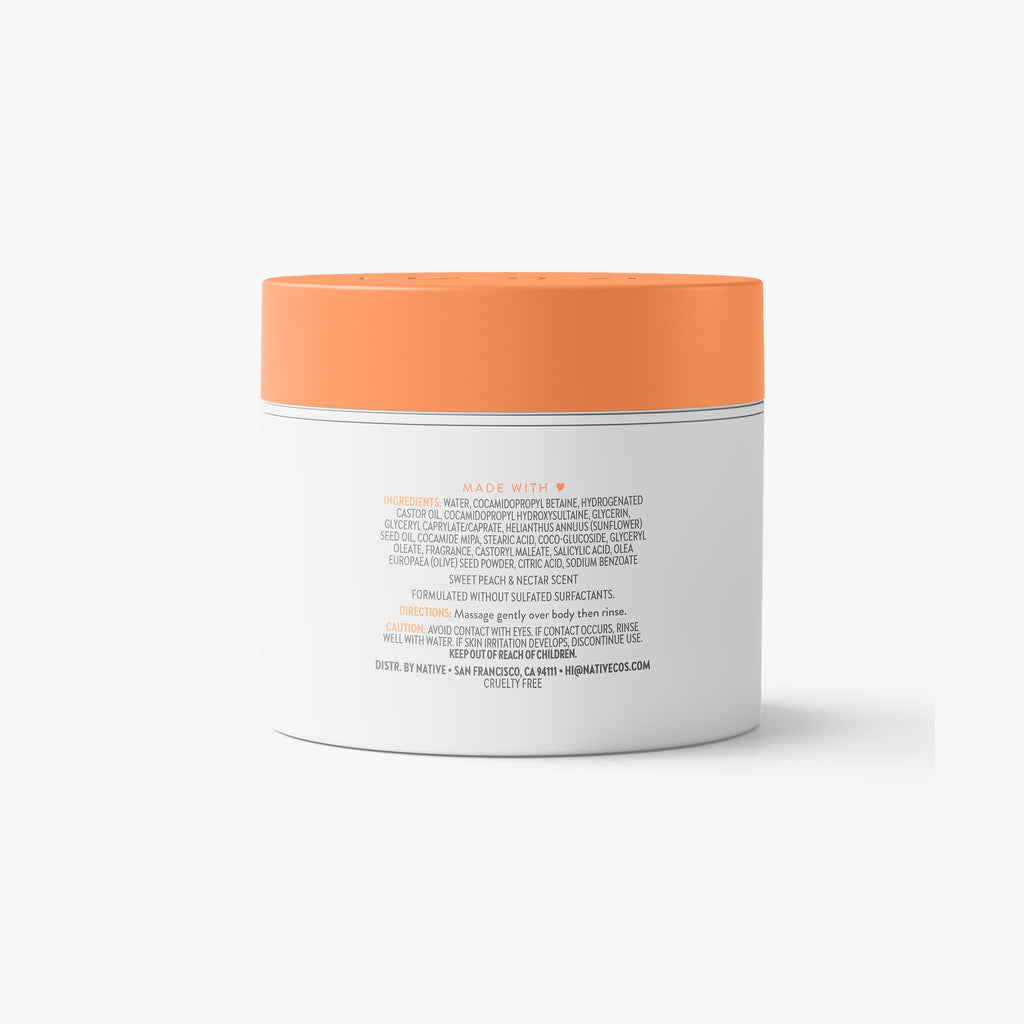 Body Scrub - Sweet Peach & Nectar / Classic / 12oz - Clean Care Essential
