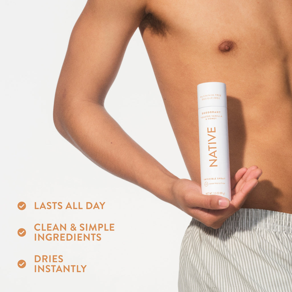 Deodorant Spray - Toasted Vanilla & Honey / Classic / 3.5oz - Clean Care Essential