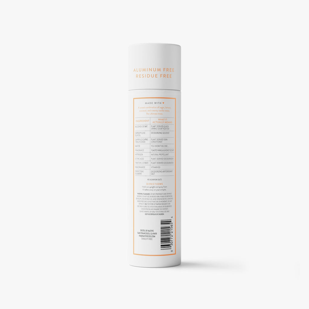 Deodorant Spray - Toasted Vanilla & Honey / Classic / 3.5oz - Clean Care Essential