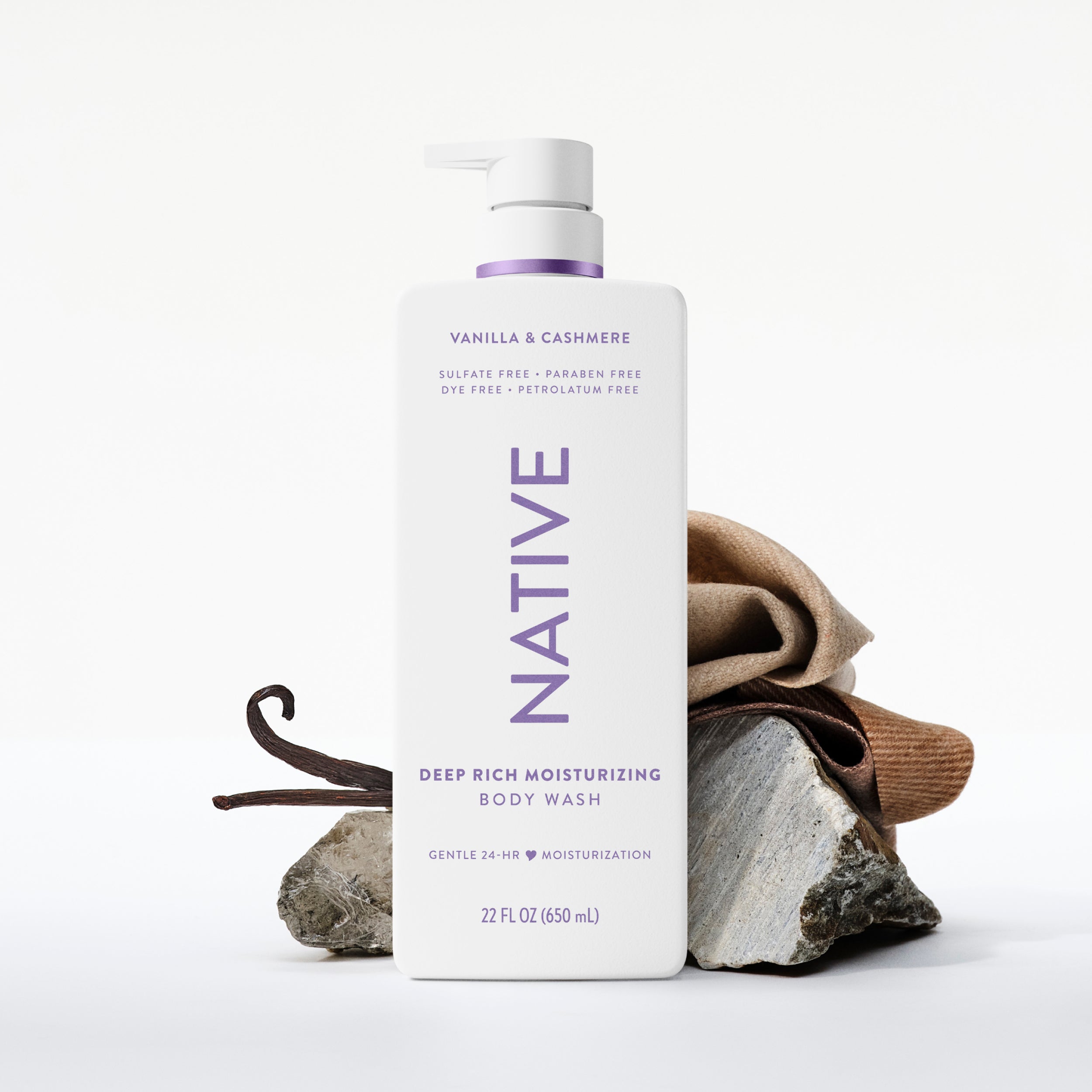 Moisturizing Body Wash - Vanilla & Cashmere / Classic / 22oz - Clean Care Essential