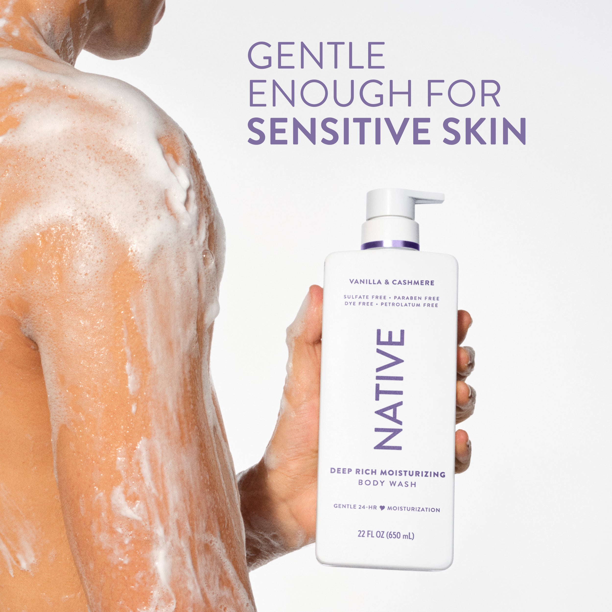 Moisturizing Body Wash - Vanilla & Cashmere / Classic / 22oz - Clean Care Essential