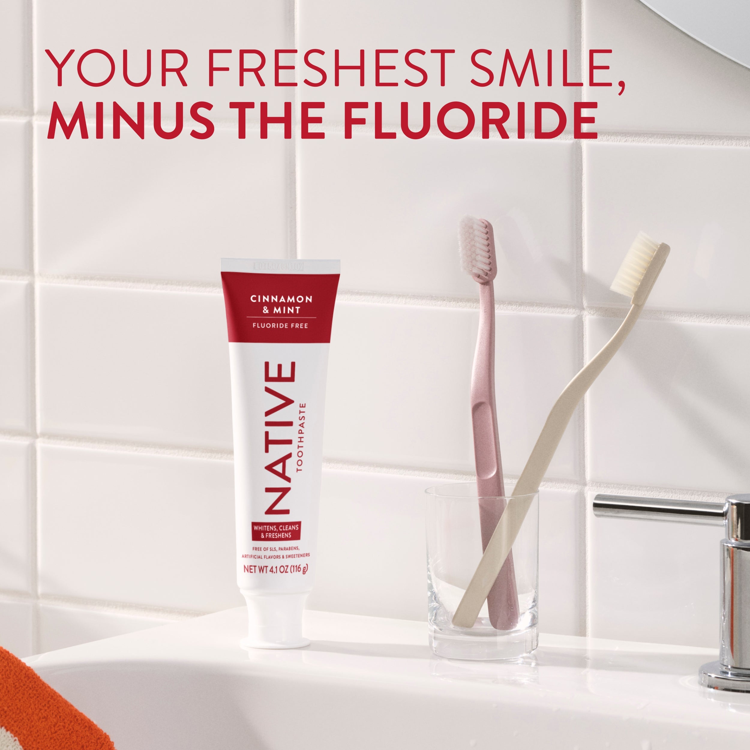 Toothpaste - Cinnamon & Mint / Classic / 4.1oz - Clean Care Essential