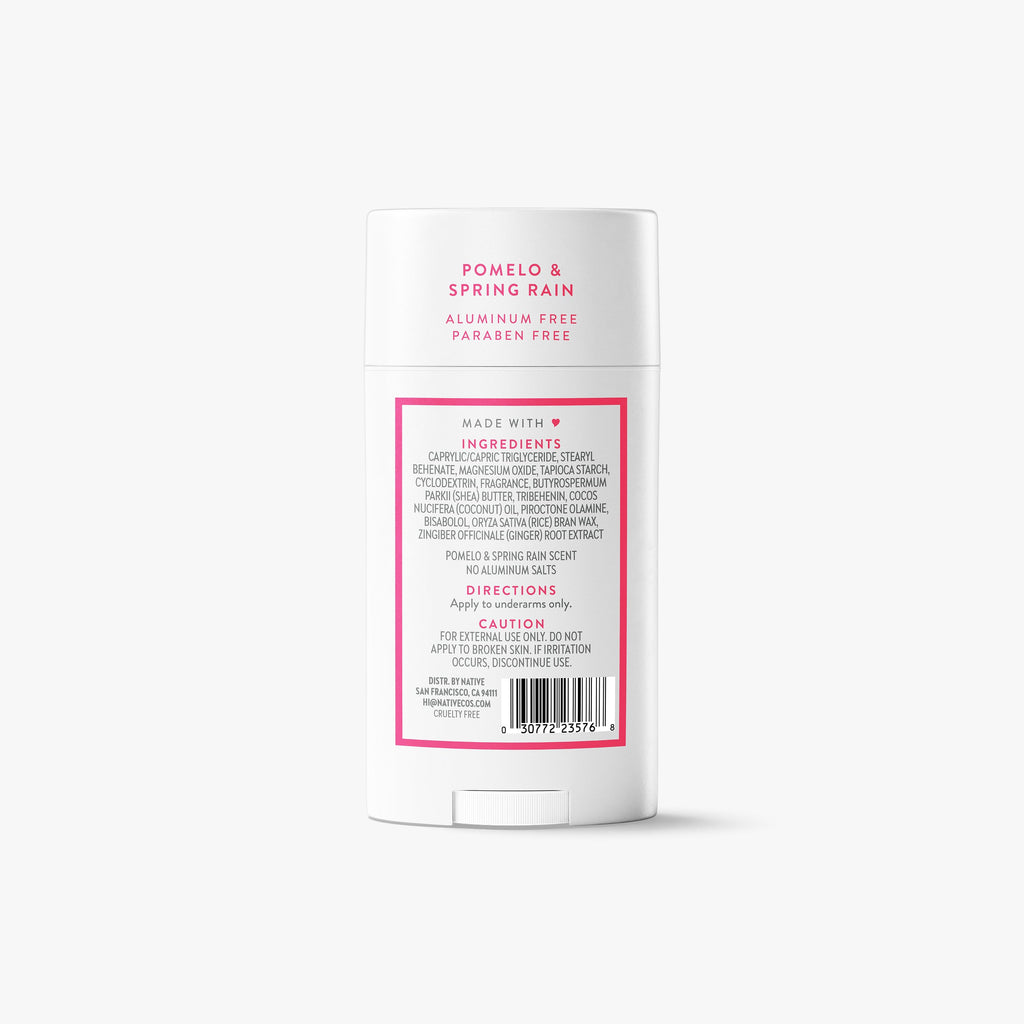 Deodorant Stick - Pomelo & Spring Rain / Classic / 2.65oz - Clean Care Essential