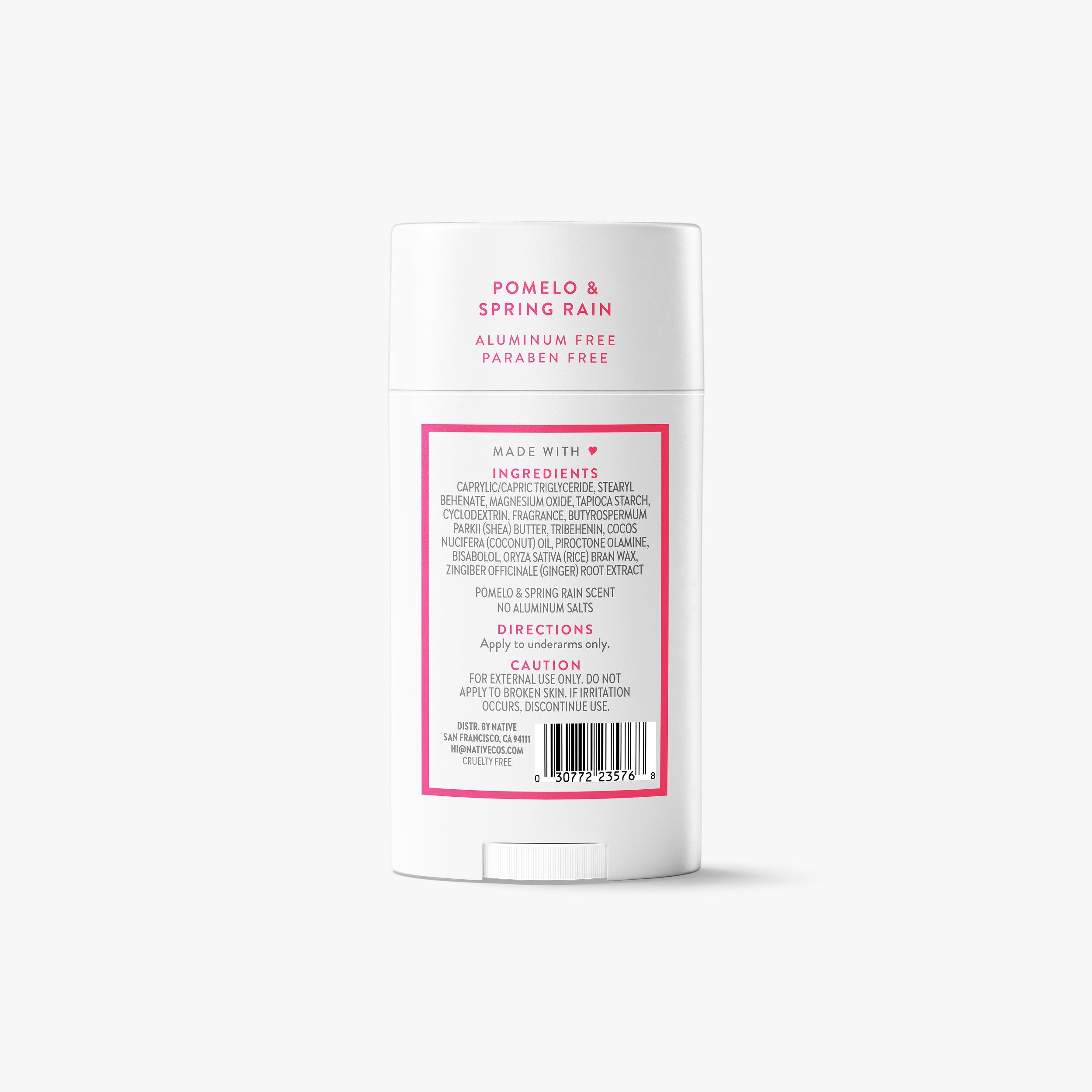 Deodorant Stick - Pomelo & Spring Rain / Classic / 2.65oz - Clean Care Essential