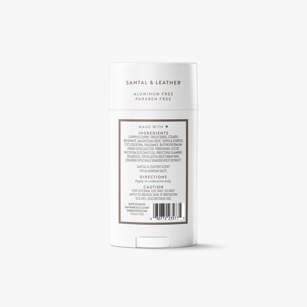 Deodorant Stick - Santal & Leather / Classic / 2.65oz - Clean Care Essential