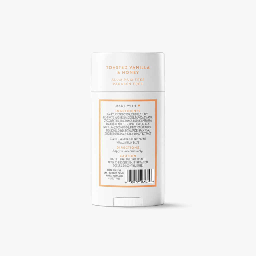 Deodorant Stick - Toasted Vanilla & Honey / Classic / 2.65oz - Clean Care Essential