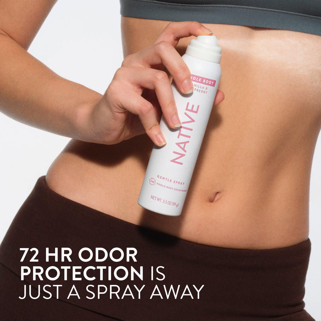 Whole Body Deodorant Spray - Vanilla & Raspberry / Classic / 3.5oz - Clean Care Essential