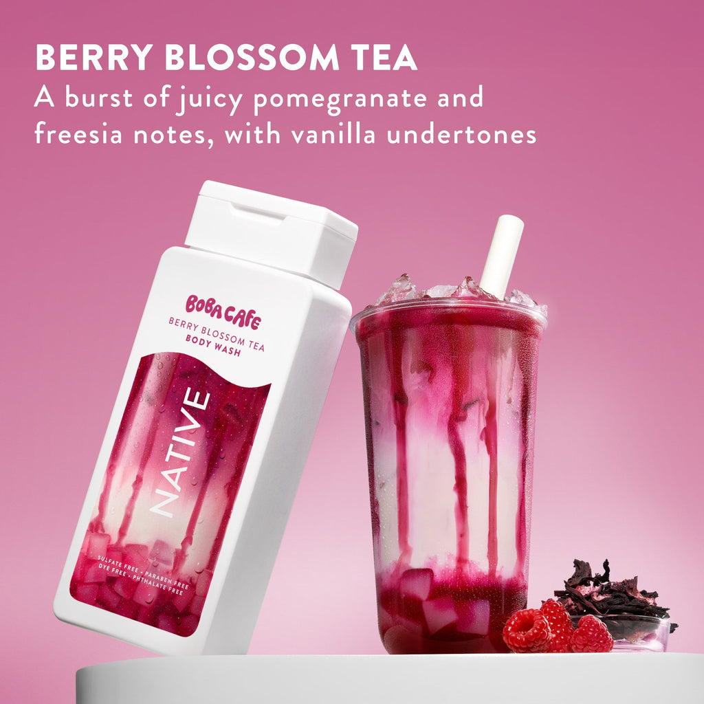 Body Wash - Berry Blossom Tea / Limited Edition / 18oz - Clean Care Essential