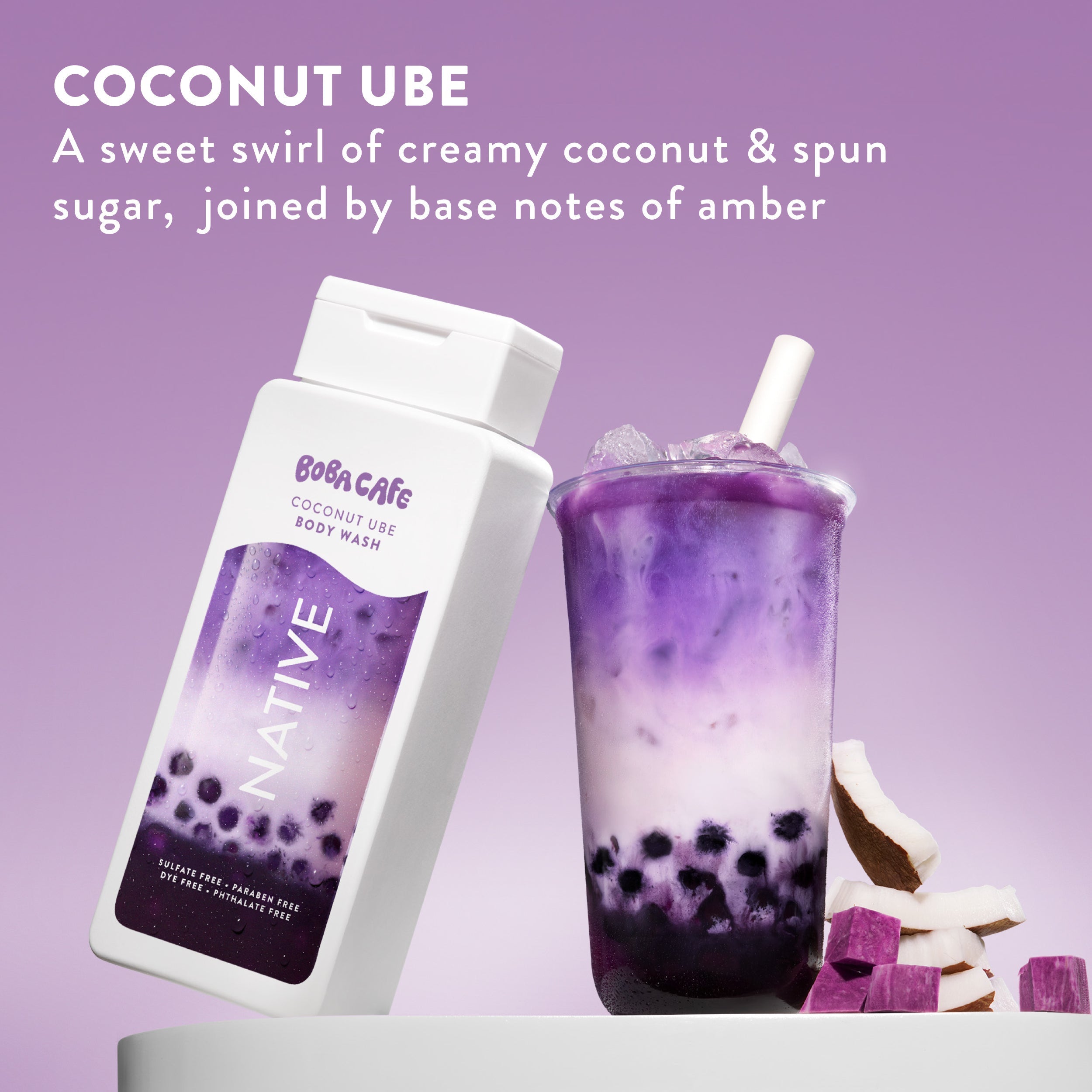 Body Wash - Coconut Ube / Limited Edition / 18oz - Clean Care Essential