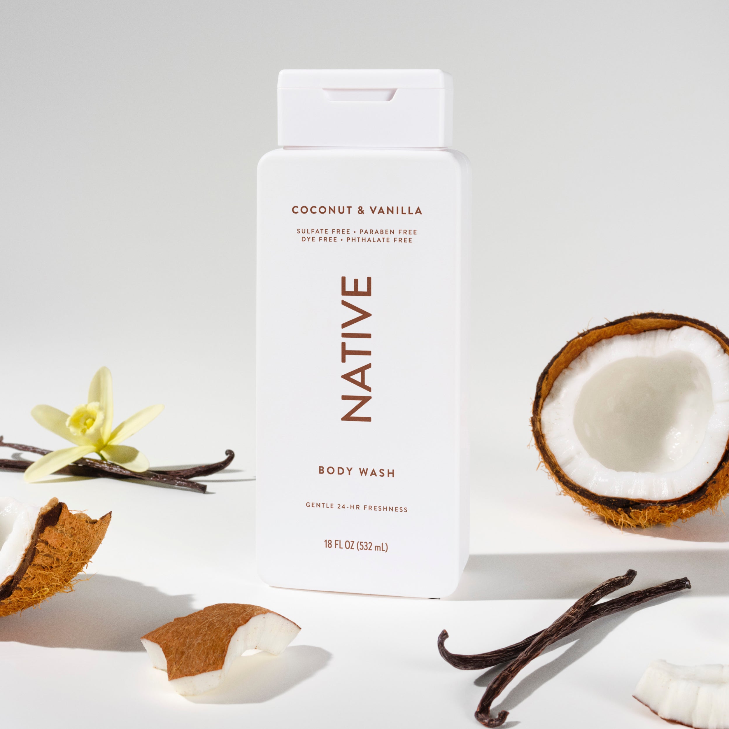 Body Wash - Coconut & Vanilla / Classic / 18oz - Clean Care Essential