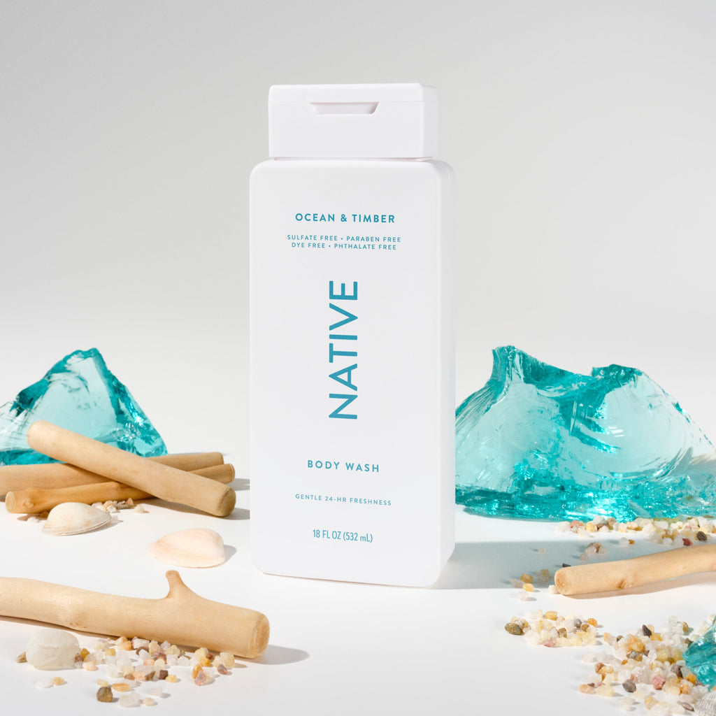 Body Wash - Ocean & Timber / Classic / 18oz - Clean Care Essential