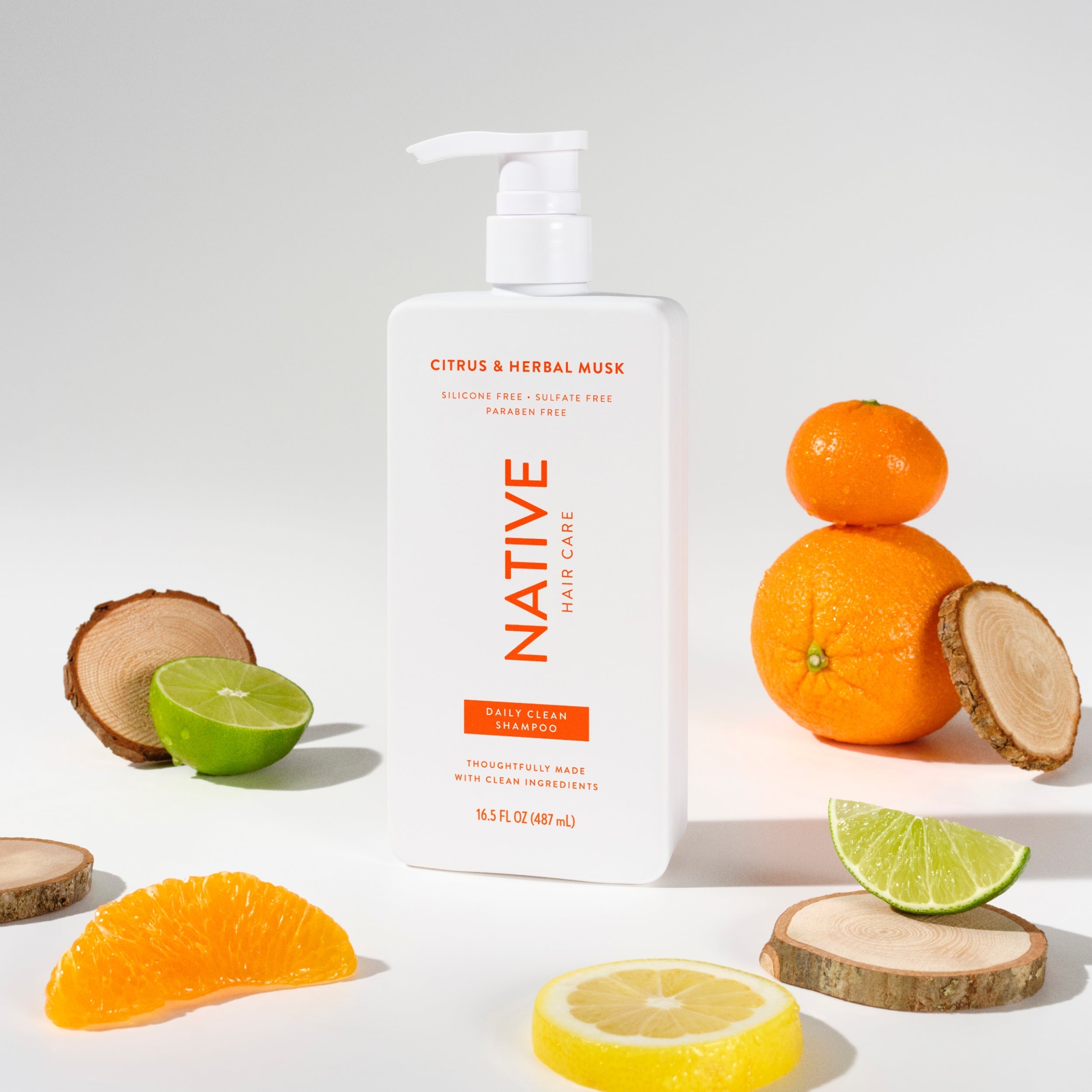 Daily Clean Shampoo - Citrus & Herbal Musk / Classic / 16.5oz - Clean Care Essential