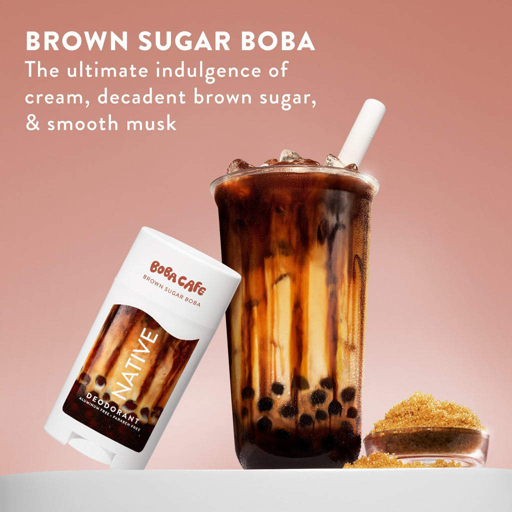 Deodorant Stick - Brown Sugar Boba / Limited Edition / 2.65oz - Clean Care Essential