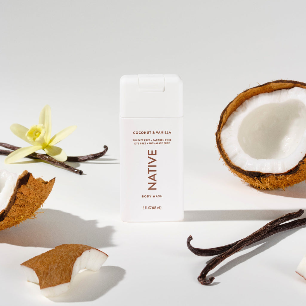 Mini Body Wash - Coconut & Vanilla / Classic / 3oz - Clean Care Essential