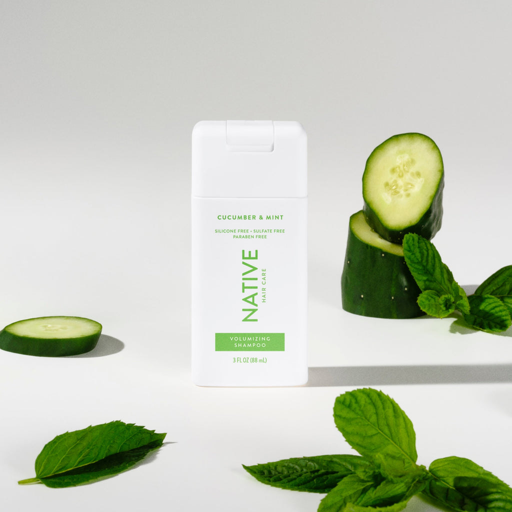 Mini Volumizing Shampoo - Cucumber & Mint / Classic / 3oz - Clean Care Essential
