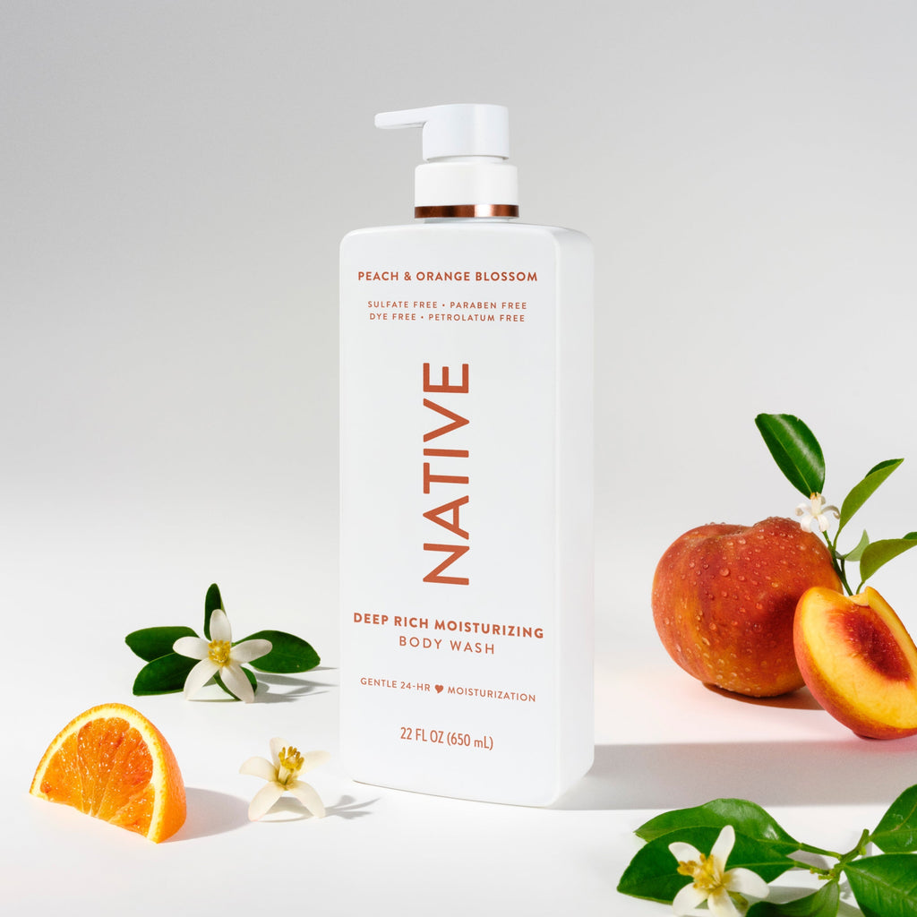 Moisturizing Body Wash - Peach & Orange Blossom / Classic / 22oz - Clean Care Essential