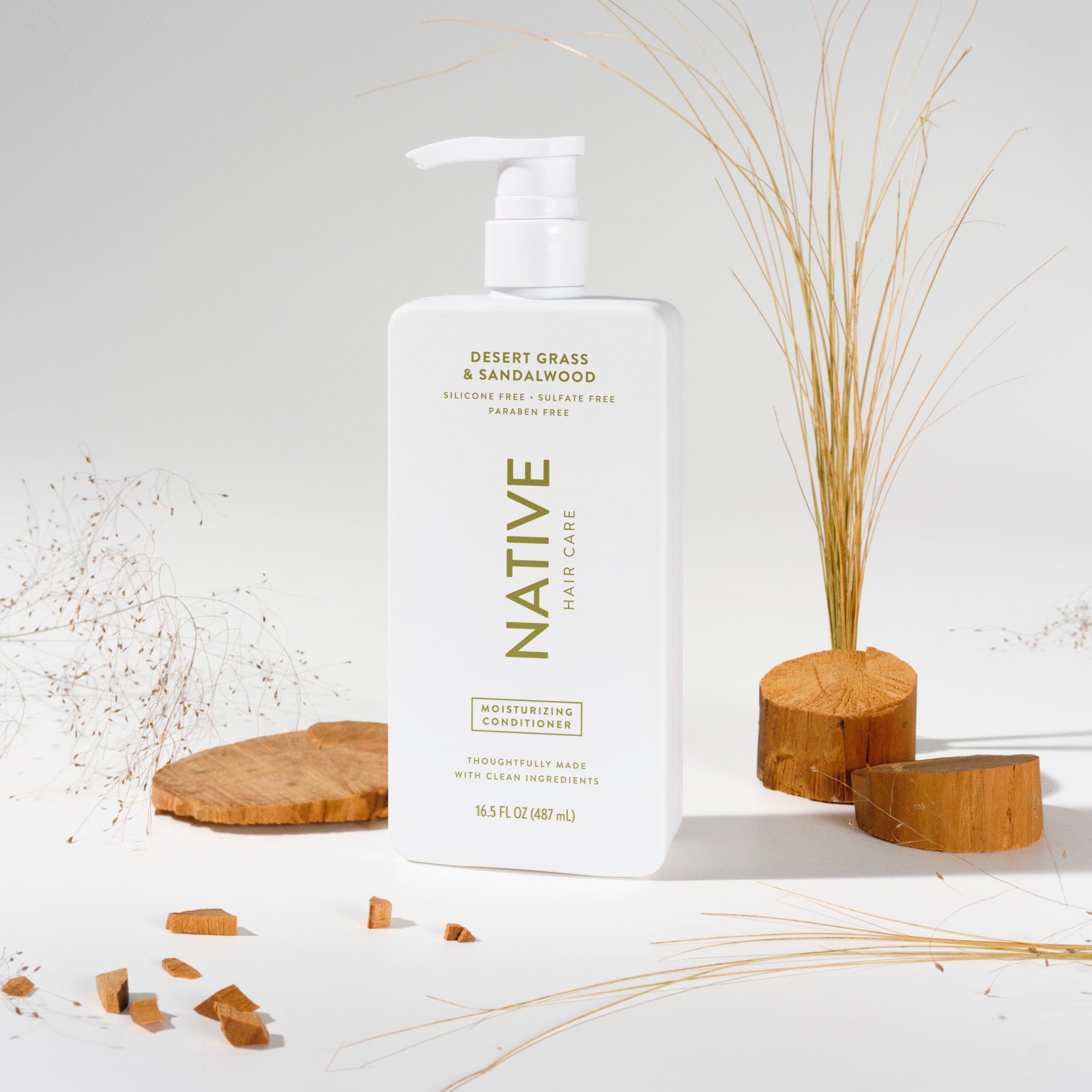 Moisturizing Conditioner - Desert Grass & Sandalwood / Classic / 16.5oz - Clean Care Essential